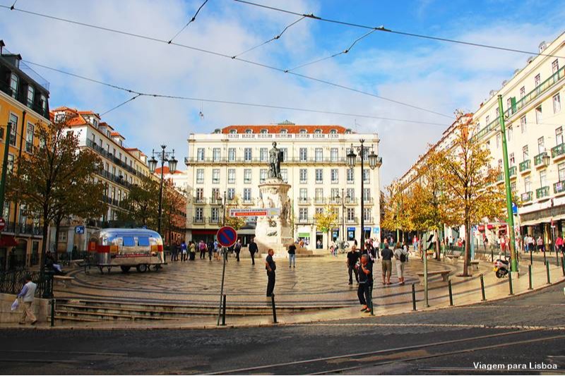 Bairro do Chiado em Lisboa